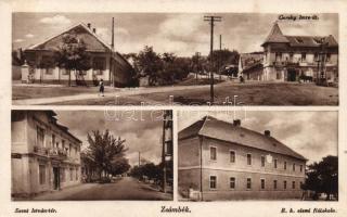 Zsámbék Gereby Imre út, elemi fiúiskola, Szent István tér