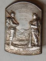 D.Reich 1914-15. "Deutsche Südarme-Karpathenwacht" ezüstözött kitűző, Szign:Swoboda T:2