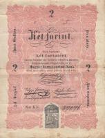 1848. 2Ft "Kossuth bankó" T:III,III-