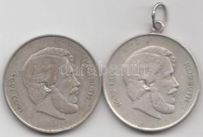 1947. 5Ft Ag "Kossuth" (2x) T:2-,3