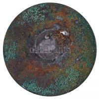 1935. "Izraelita Országos Gyűlés" zománcozott Br jelvény tű nélkül T:2-