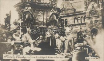 Budapest IV. Károly király és Zita királyné koronázása