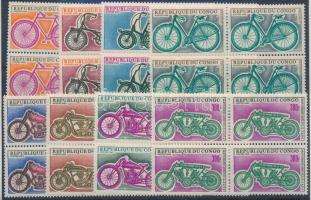 1969 Motorkerékpárok sor négyestömbökben Mi 184-191