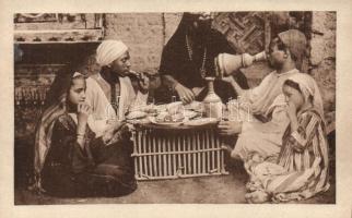Egyptian folklore, a familiar dinner
