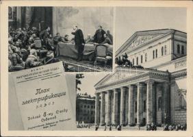 38 db modern, használatlan Lenin propaganda lap / 38 modern, unused Lenin propaganda cards