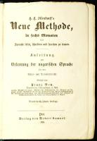 2db régi nyelvkönyv: Franz Ney: Ungarische Sprachlehre nach Ollendorff's Methode. Pest, 1867, R...