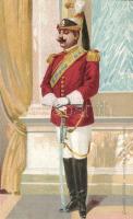 Papal guard, litho