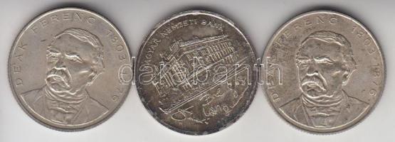 1992/1994. 200Ft Ag "MNB" / "Deák" (3x) T:2,2-