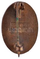 ~1920-1944. zománcozott ovális Vöröskereszt jelvény a Horthy-korszakból T:2