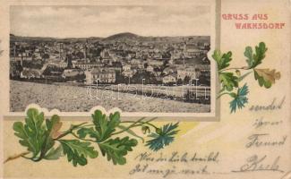 Varnsdorf, Warnsdorf; floral litho