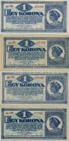 1920. 1K (4x) benne 3 klf típus T:I (3x), II (1x)
