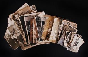 cca 1900-1945 43 db háború előtti fotó