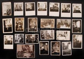 cca 1900-1945 23 db háború előtti lakásbelső  fotó