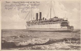 Steamship in Rügen