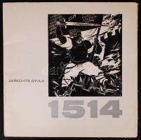 1972 Derkovits Gyula: 1514. 12 fametszet-reprodukció Bálint György előszavával. Teljes mappa 47x47 cm