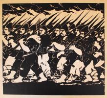 1972 Derkovits Gyula: 1514. 12 fametszet-reprodukció Bálint György előszavával. Teljes mappa 47x47 c...