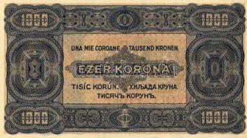 1923. 1000K 8f fny-sal T:I- (pici saroktörés)