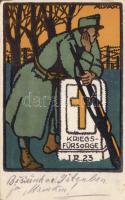 Military WWI, Kriegsfürsorge Infanterie Regiment Nr. 23 s: Alpár