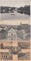 3 db régi, cseh képeslap / 3 Czech postcards: Turnov, Karlovy Vary, Hamr na Jezere