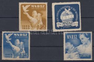 1955-1956 MNDSZ emlékbélyeg támogatás, 2 és 5Ft