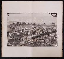 1896 Császárfürdő dekoratív számla