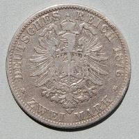 Német Birodalom/Császárság/Hamburg 1876. 2M Ag T:4 ph.