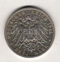 Német Császárság/Hamburg 1911. 3M ezüst T:3/3+ pici ph.