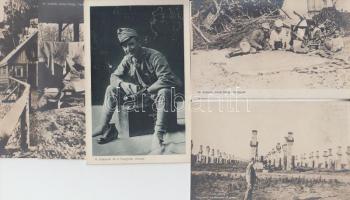 5 db I. világháborús, szép állapotú katonai képeslap (Hadifénykép Kiállítás)