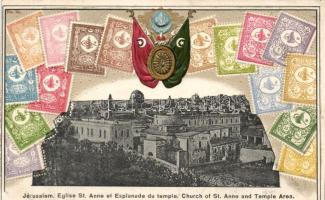 Jerusalem, stamps Emb. litho