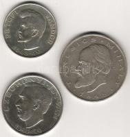 1948. "Szabadságharc" sor 5Ft, 10Ft, 20Ft ezüst T:2 (20Ft-nál pici ph)