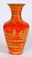 Gorka - Iparművészeti Vállalat: mázas kerámia váza /  Retro ceramic vase, 25cm