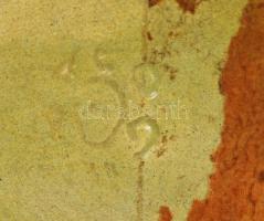 Gorka - Iparművészeti Vállalat: mázas kerámia váza / 
Retro ceramic vase, 25cm