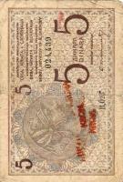 Jugoszlávia 1919. 5D piros fny. T:III/IV