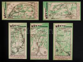 5 db HÉV számolócédula