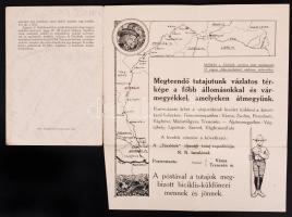 A Zászlónk vezetése alatt a Vágon rendezendő 17 napos diák-cserkészet részletes útivázlata. Térképpe...