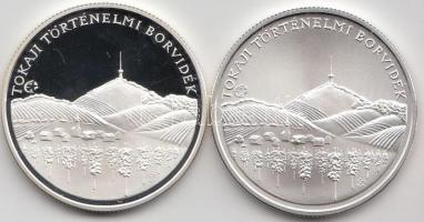 2008. 5000Ft Ag (2x) "Tokaji Történelmi Borvidék" pár! T:PP,BU