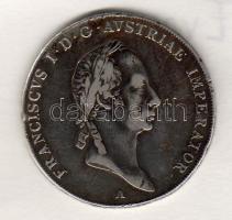 Ausztria 1828A Thaler I.Ferenc ezüst T:3 ph. hátlapon forrasztásnyomok