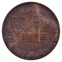 Garamkeszi János (1936- ) 1978. "Mezőtúr 1378-1978" Br emlékplakett (96mm) dísztokban T:2