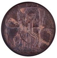 Garamkeszi János (1936- ) 1978. "Mezőtúr 1378-1978" Br emlékplakett (96mm) dísztokban T:2