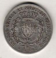 Olasz államok/Szardínia 1830P 5L ezüst T:3 +/3