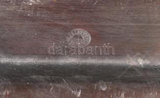 cca 1900 Jelzett berndorfi alpakka tálca / 
Berndorf alpacca service tray, 27x21,5cm