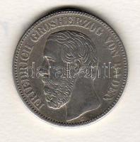 Német Császárság/Baden 1876. 2M ezüst T:3-