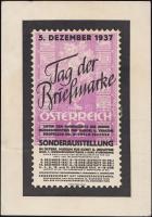 1937 Tag der Briefmarke Sonderausstellung, Wien / Austrian Philatelic Expo, So. Stpl (EB)
