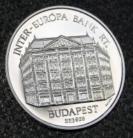 1996. "Inter-Európa Bank" ezüst 15,55g T:PP Csak 2000db! RR!! díszdobozban, tanúsítvánnyal