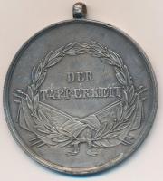 1914-. "I. osztályú Ezüst Vitézségi Érem" Ag kitüntetés, "A" fémjellel a peremen...