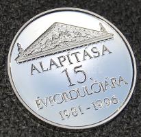 1996. "Inter-Európa Bank" ezüst 15,55g T:PP Csak 2000db! RR!! díszdobozban, tanúsítvánnyal