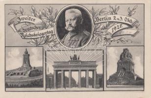 1927 - Berlin, 2. Deutscher Reichskriegertag, Hindenburg Ga.