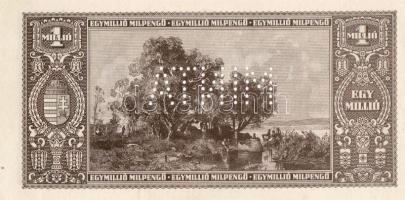1946. 1000.000Milpengő "MINTA" lyukasztással T:I-