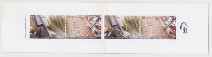Europa CEPT: Levélírás bélyegfüzet, Europa CEPT: The Letter stamp-booklet