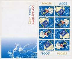 2008 Europa CEPT: Levélírás bélyegfüzet pár Mi 560-561